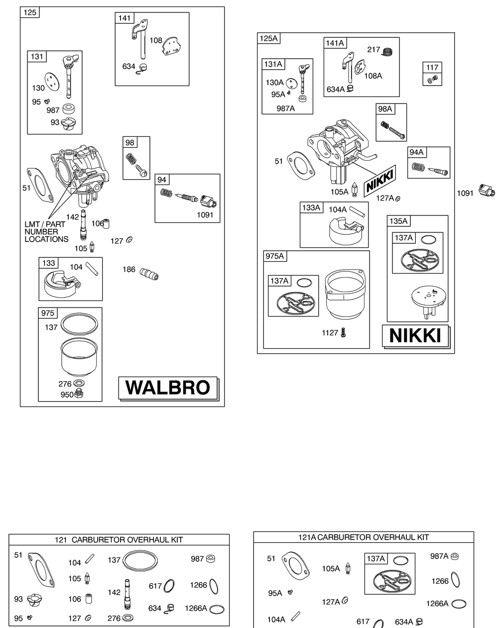 Bs 219802-0597-B1 Engine Assembly 2 Diagram and Parts List for G1236 55AC5GMR250-WAM Cub Cadet Lawn Mower